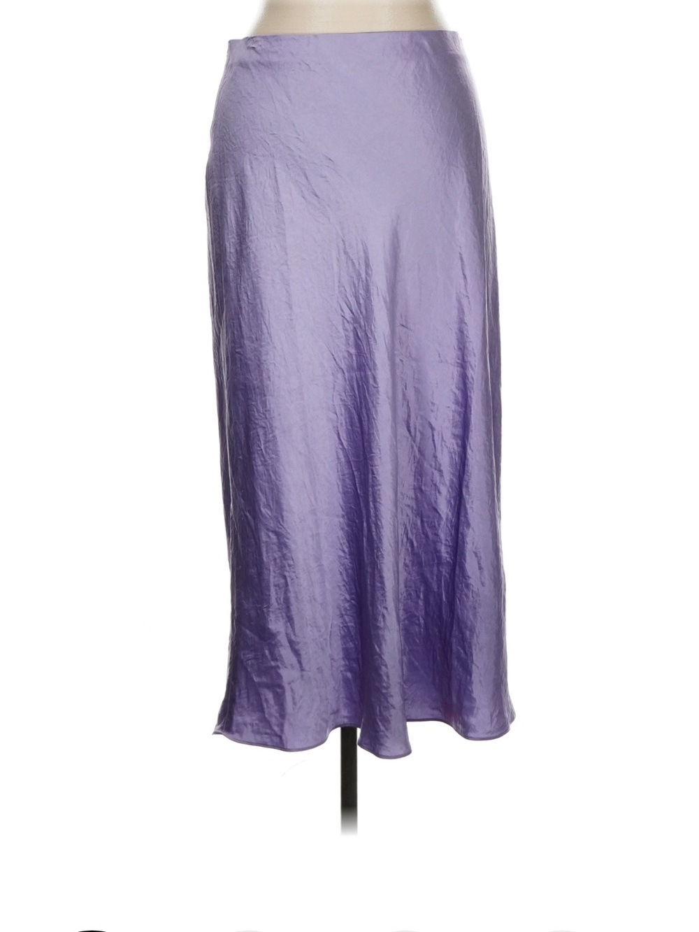 Vince Lavender Satin Maxi Slip Skirt